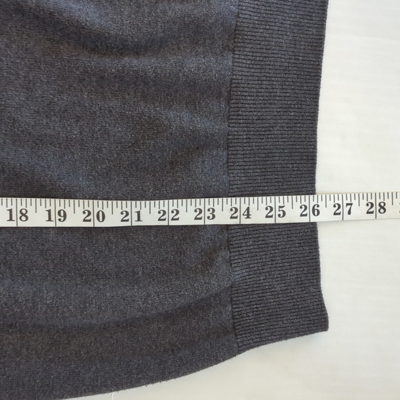 F/X Fusion V-Neck Embroidered Sweater Vest MEDIUM Gray Charcoal - Picture 15 of 15